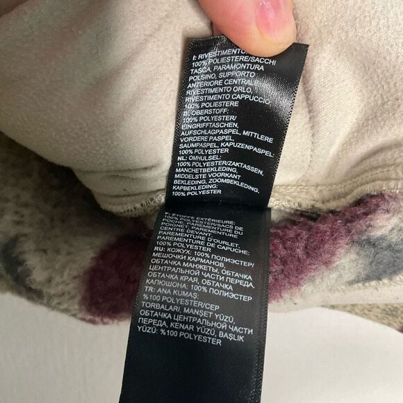 The North Face Aztec Open Cardigan Women SP Crescent Wrap Hooded Sweater Western - Picture 12 of 15